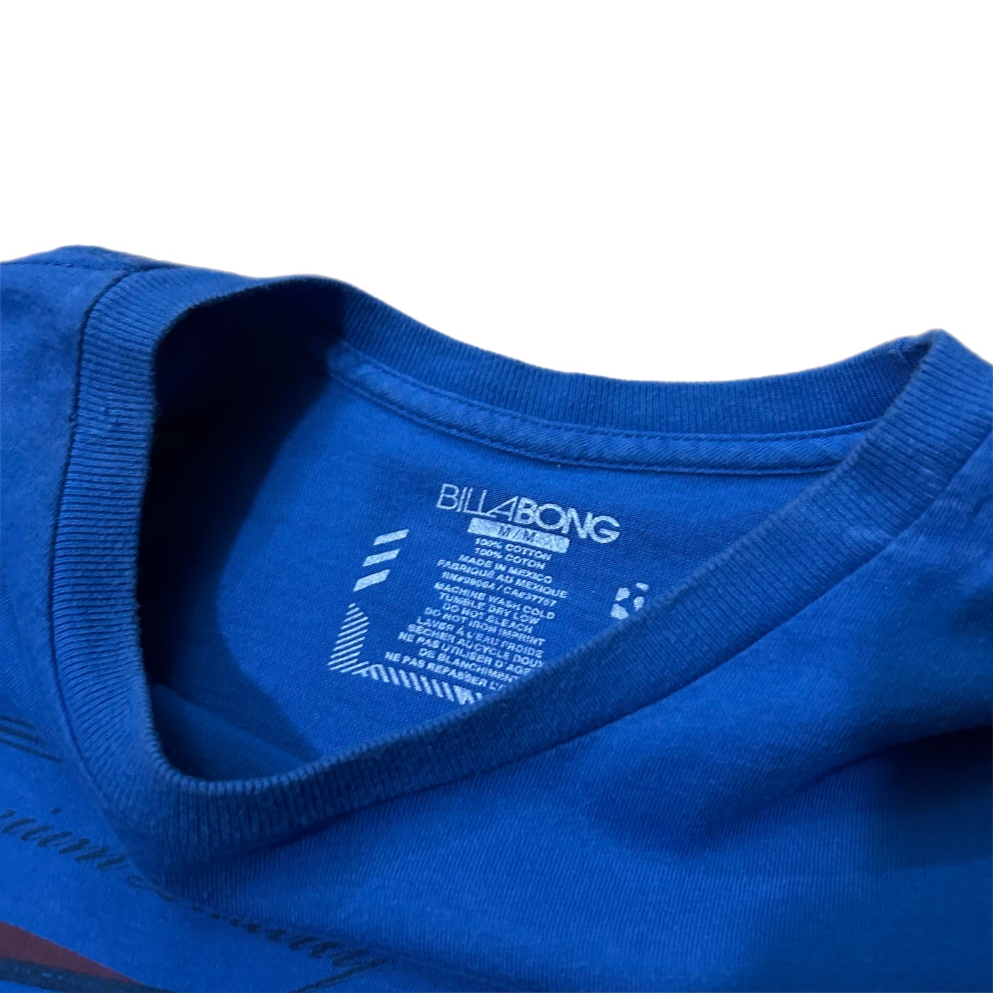 (M) Billabong Surfing Blue Shirt