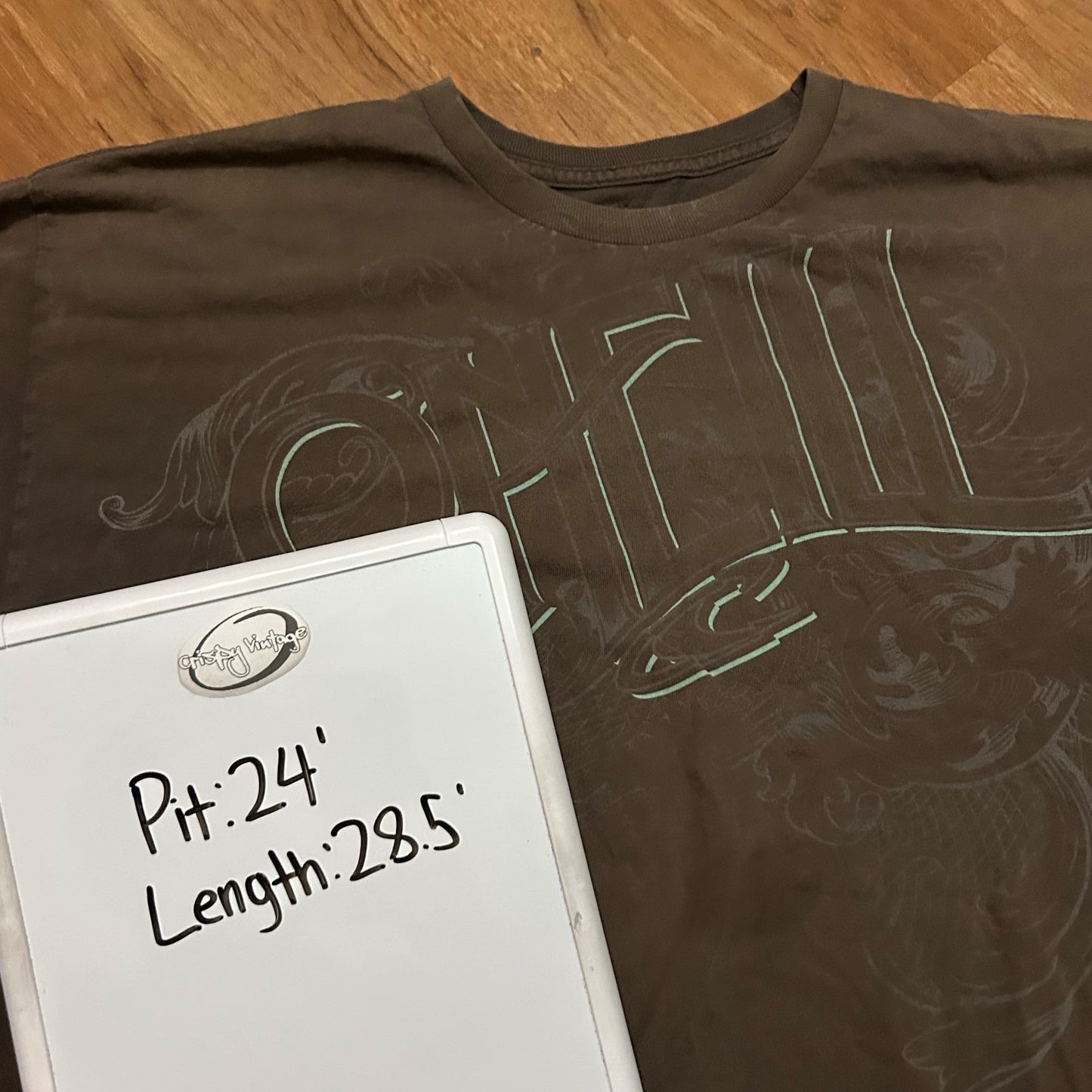 (XL) Vintage Y2K O'Neill Brown Graphic T-Shirt