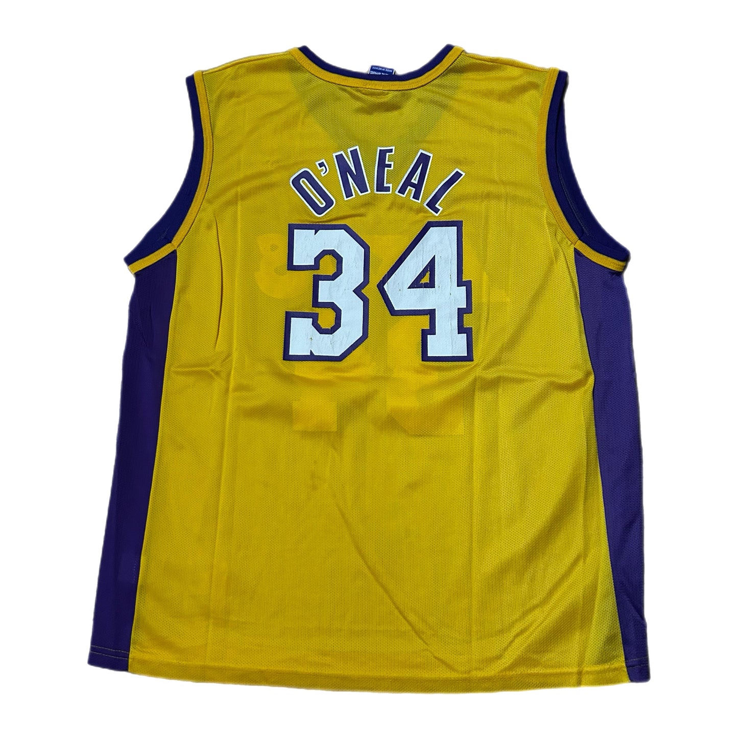 (M) Vintage Champion Los Angeles Lakers Shaq Jersey