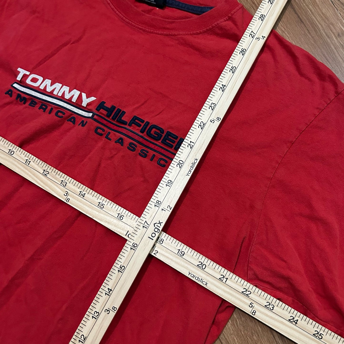 (L) Vintage 2000s Tommy Hilfiger American Classics Red T-Shirt