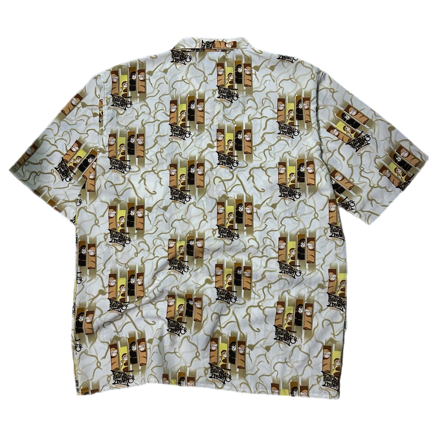 (XL) Y2K Southpole Denim AOP Button-Up