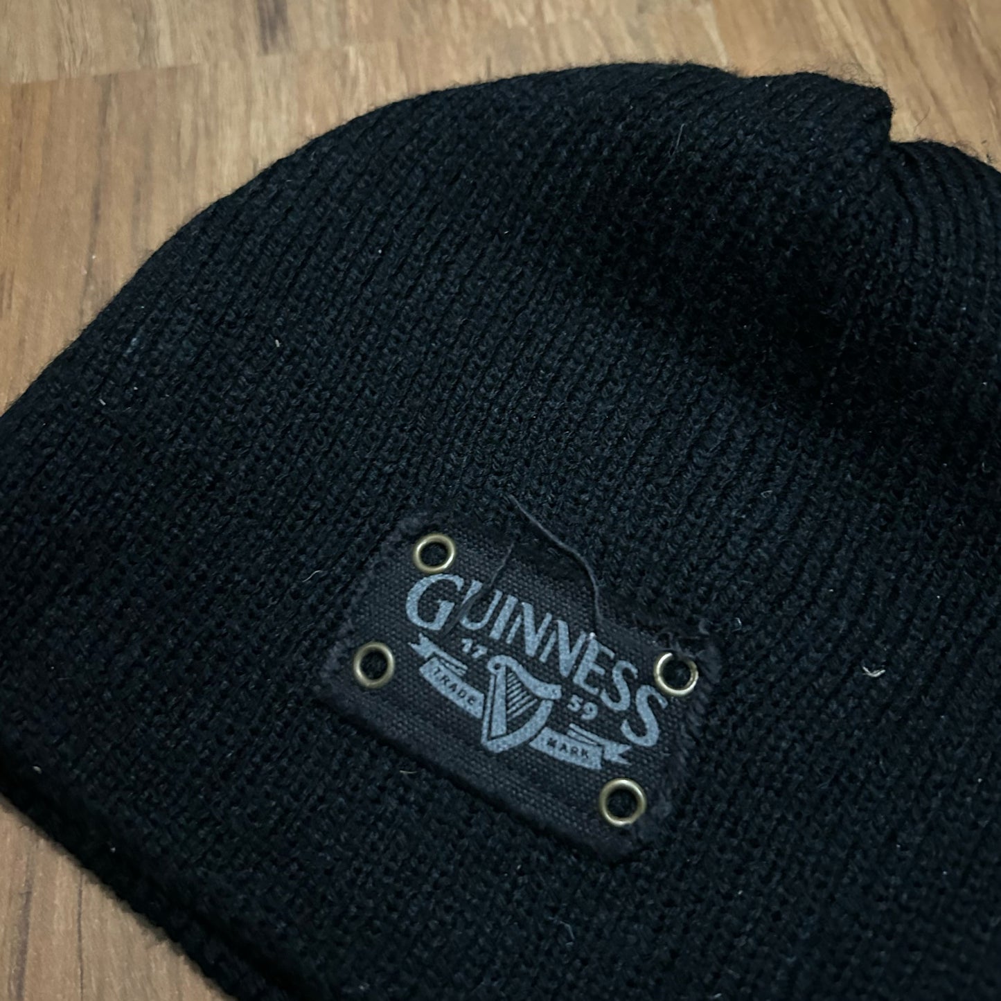(OS) Guinness Black Label Black Beanie