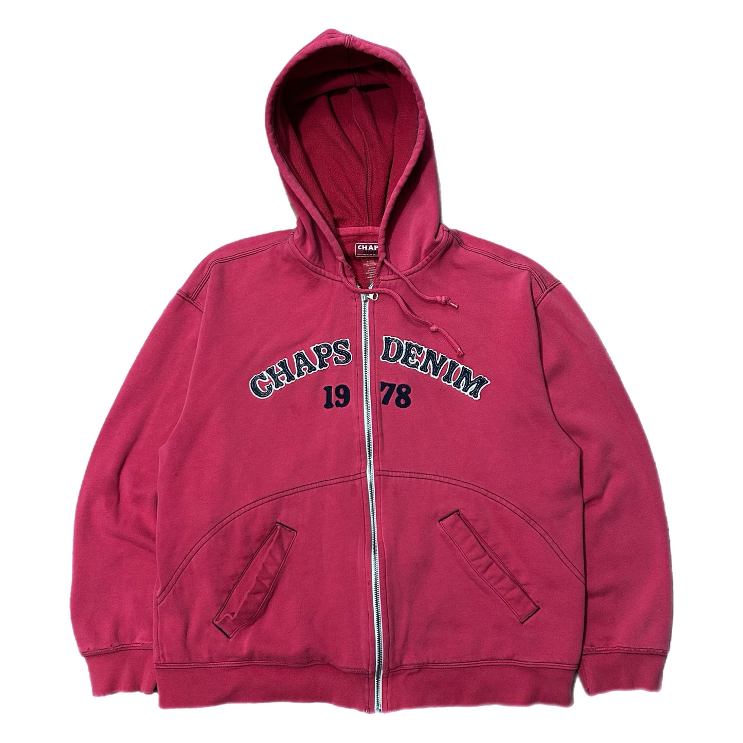 (L) Vintage Ralph Lauren Chaps Denim Zip-Up Jacket