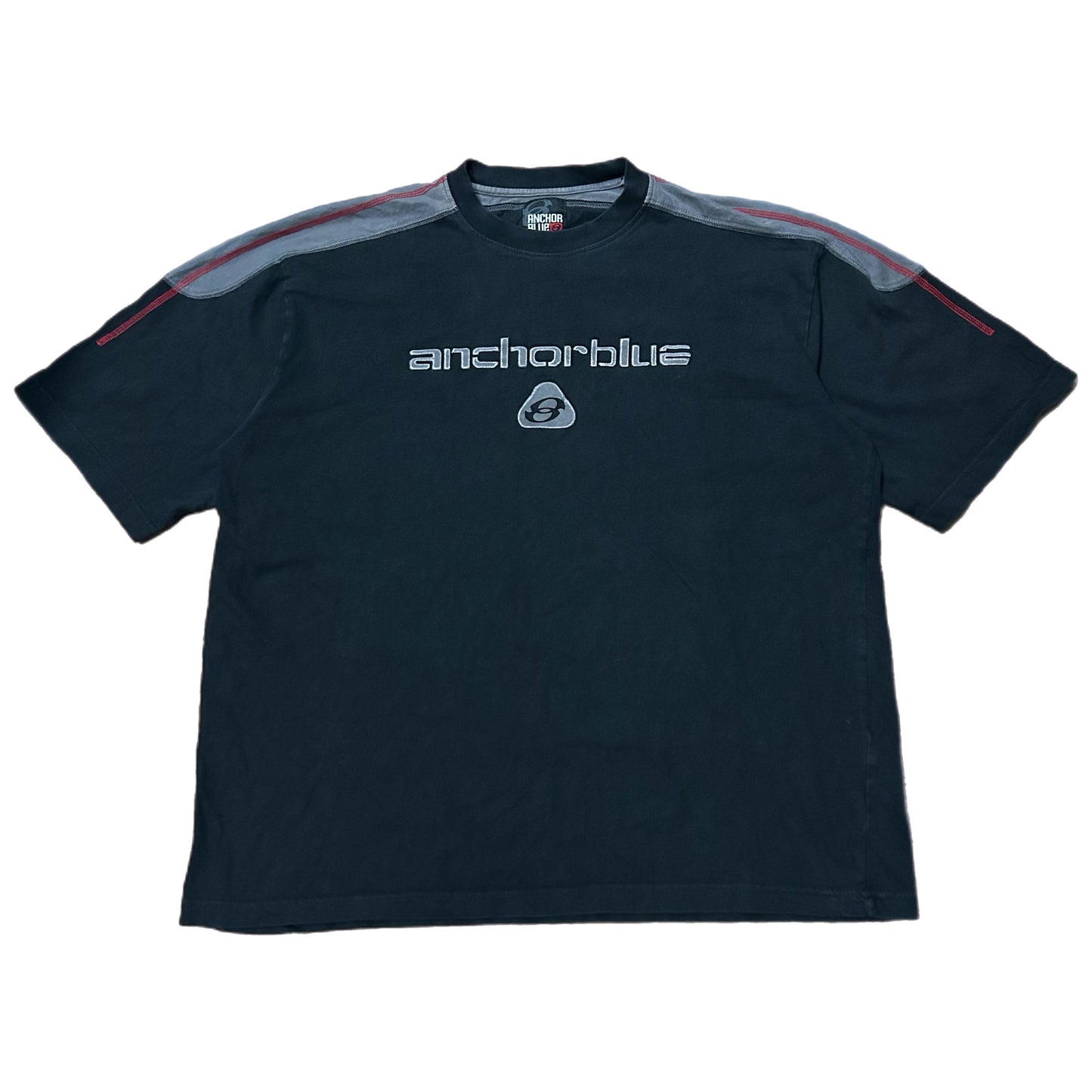 (XL) Vintage Anchor Blue Surf Shirt