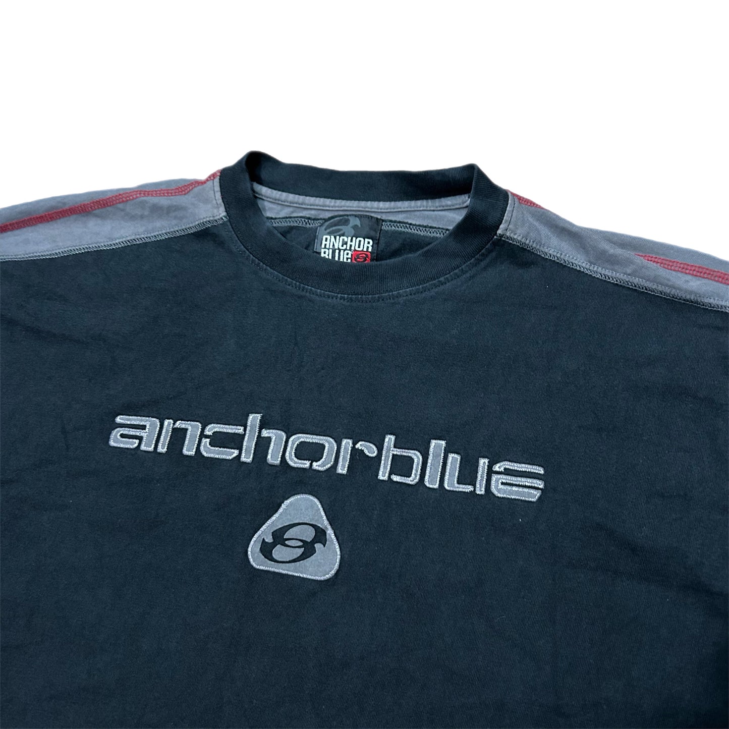 (XL) Vintage Anchor Blue Surf Shirt