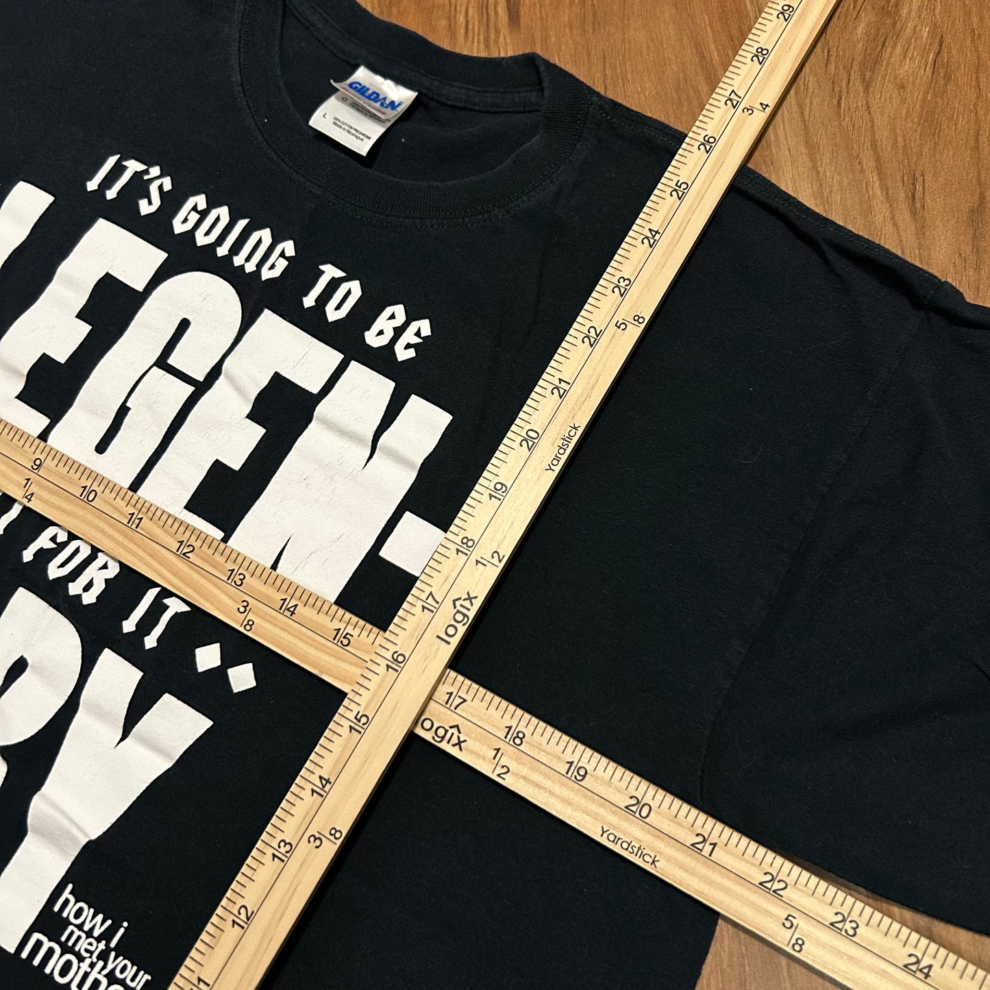 (L) 2011 How I Met Your Mother Promo Black T-Shirt