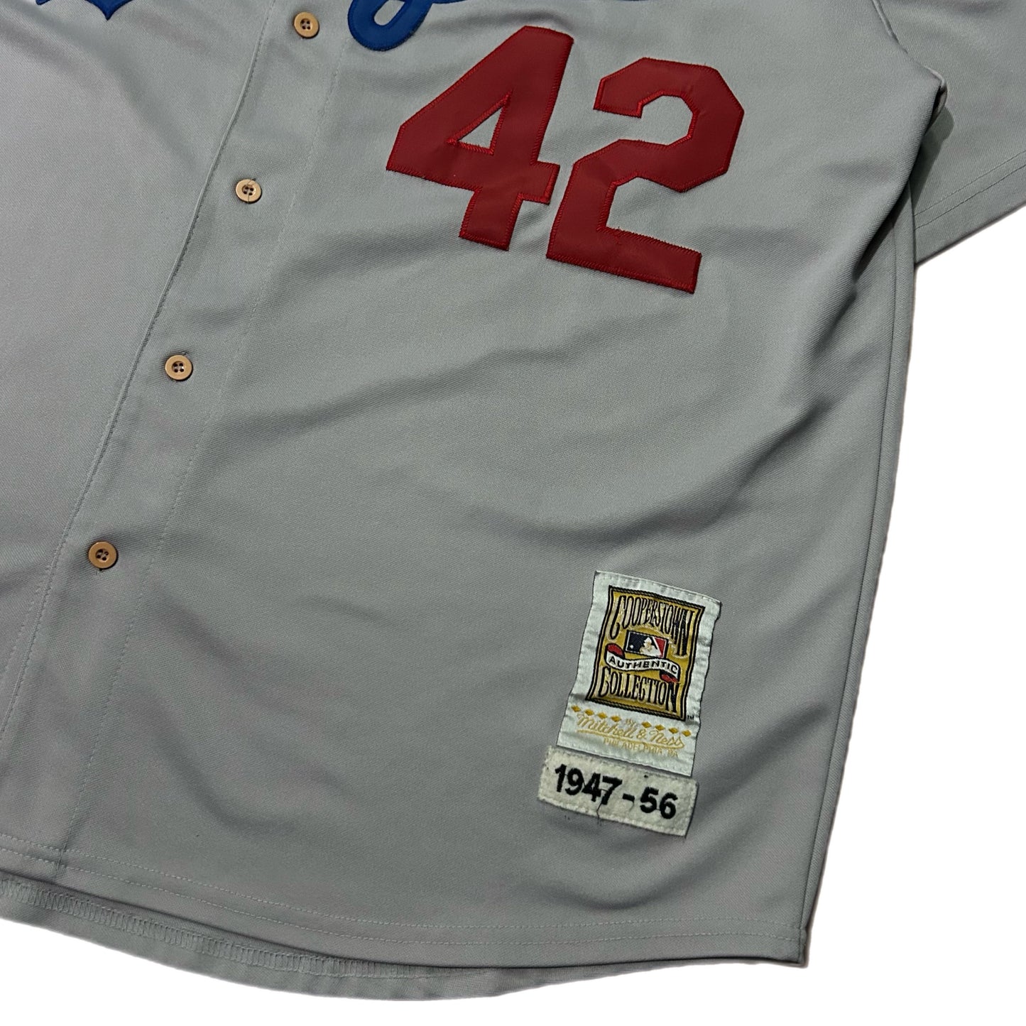 (XXL) Mitchell & Ness Los Angeles Dodgers Jackie Robinson Jersey