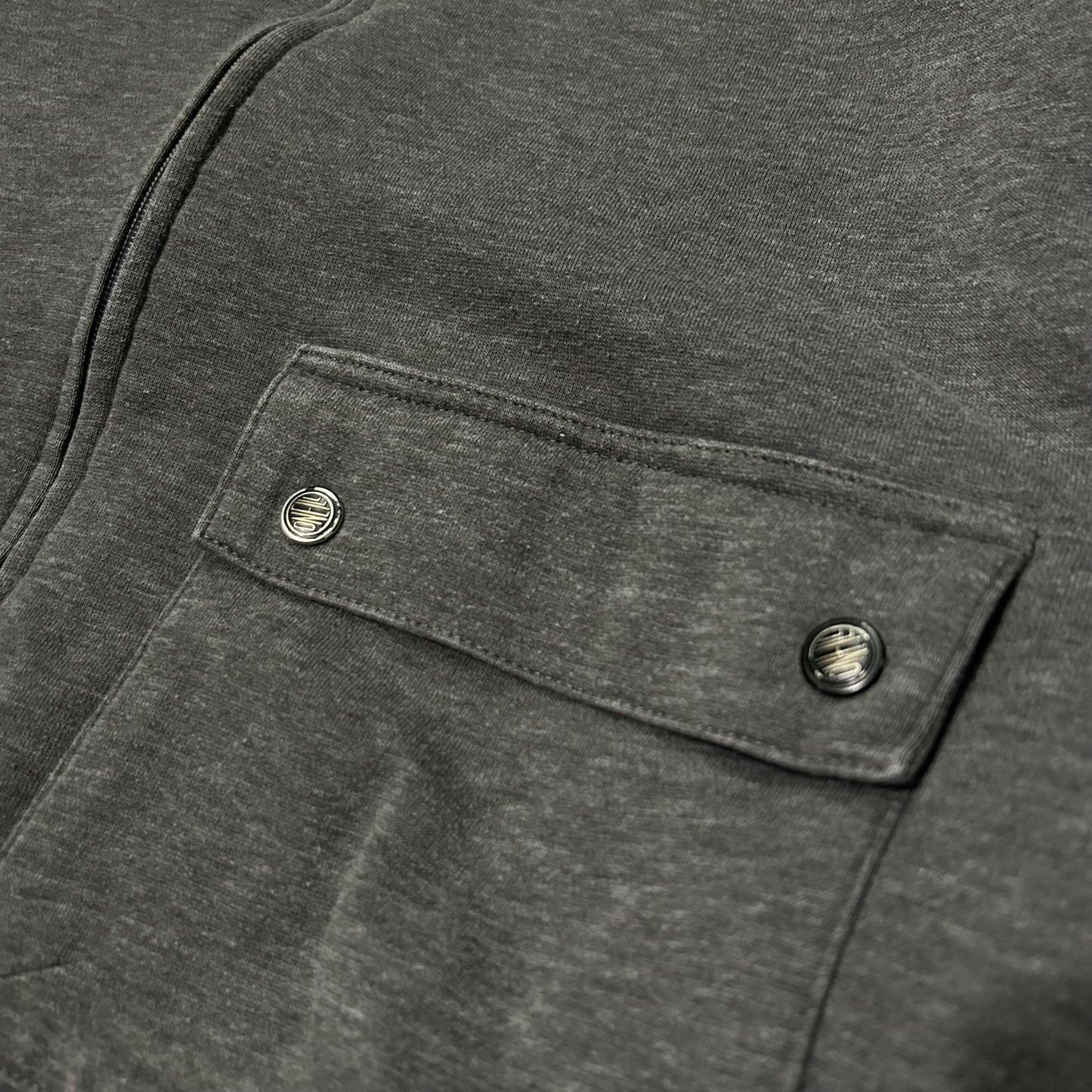 (M) Y2K O'Neill Grey Zip-Up Jacket