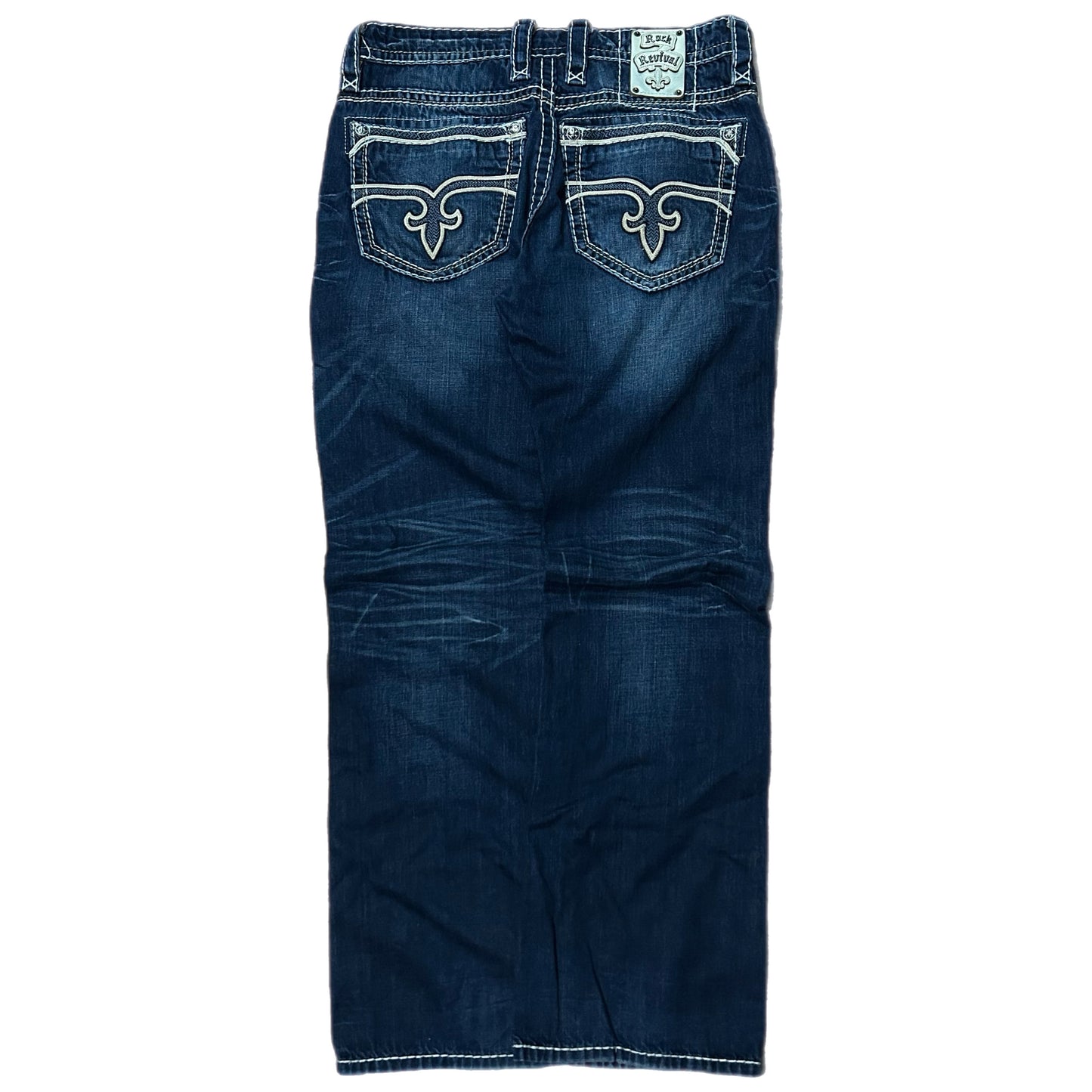 (33) Vintage Rock Revival Tristan Boot Cut Jeans