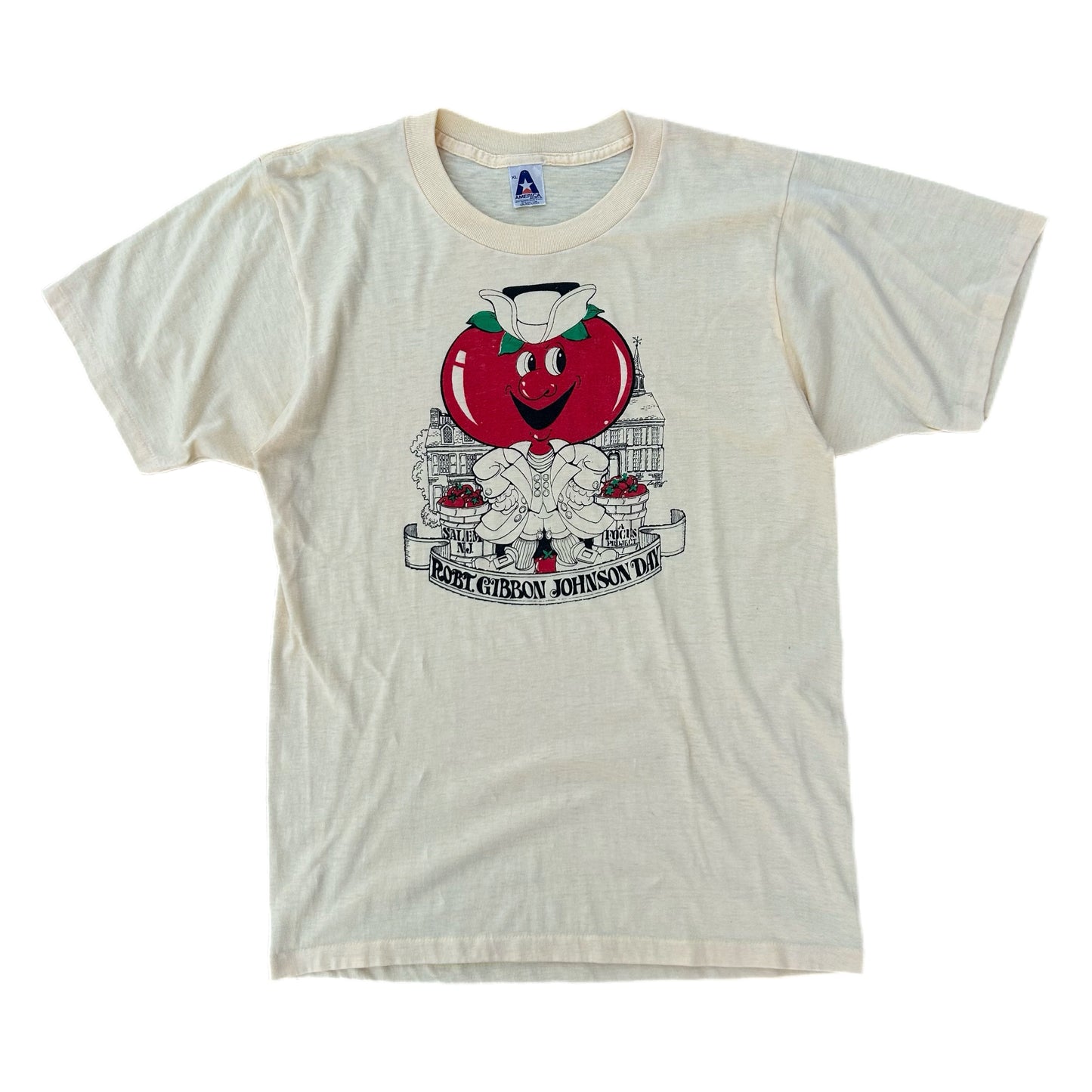 (XL) 80s Gibbon Johnson Day Single Stitch Shirt