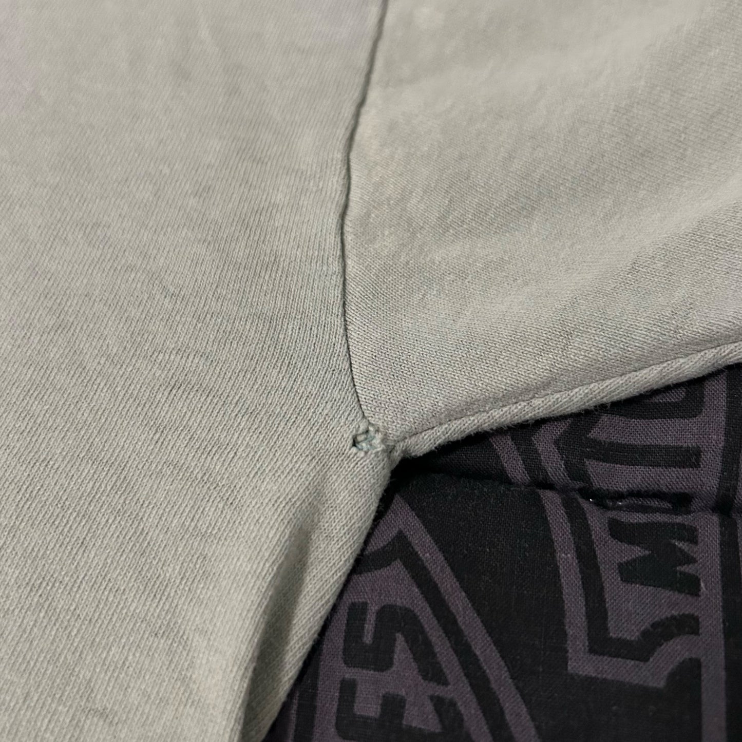 (L) Vintage 90s Quicksilver Grey Tan Short Sleeve Polo Shirt