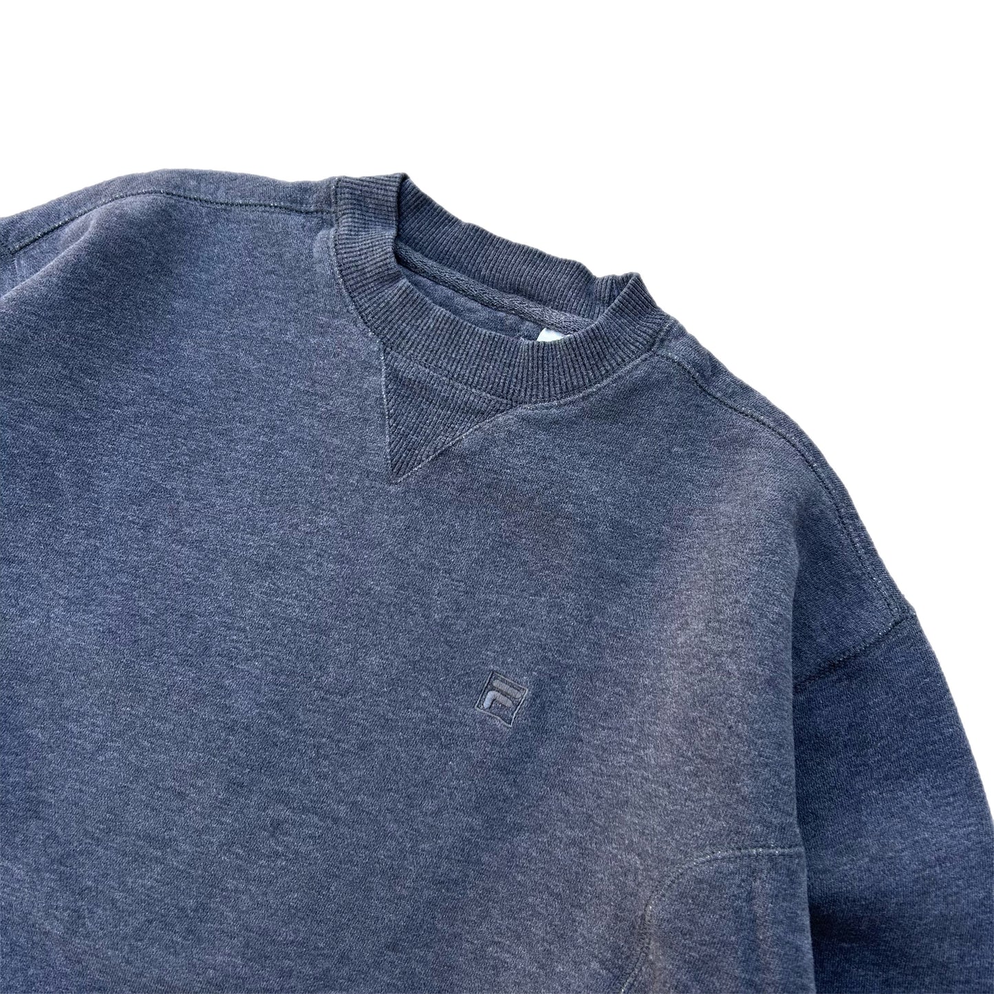(M) Y2K FILA Gray Crewneck