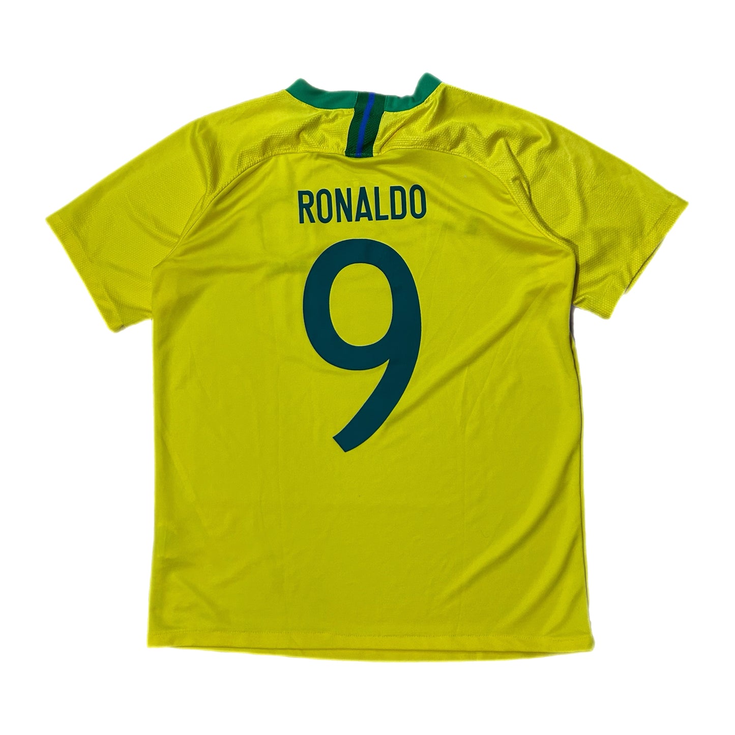 (S) Nike Brazil Cristiano Ronaldo #9 Soccer Jersey