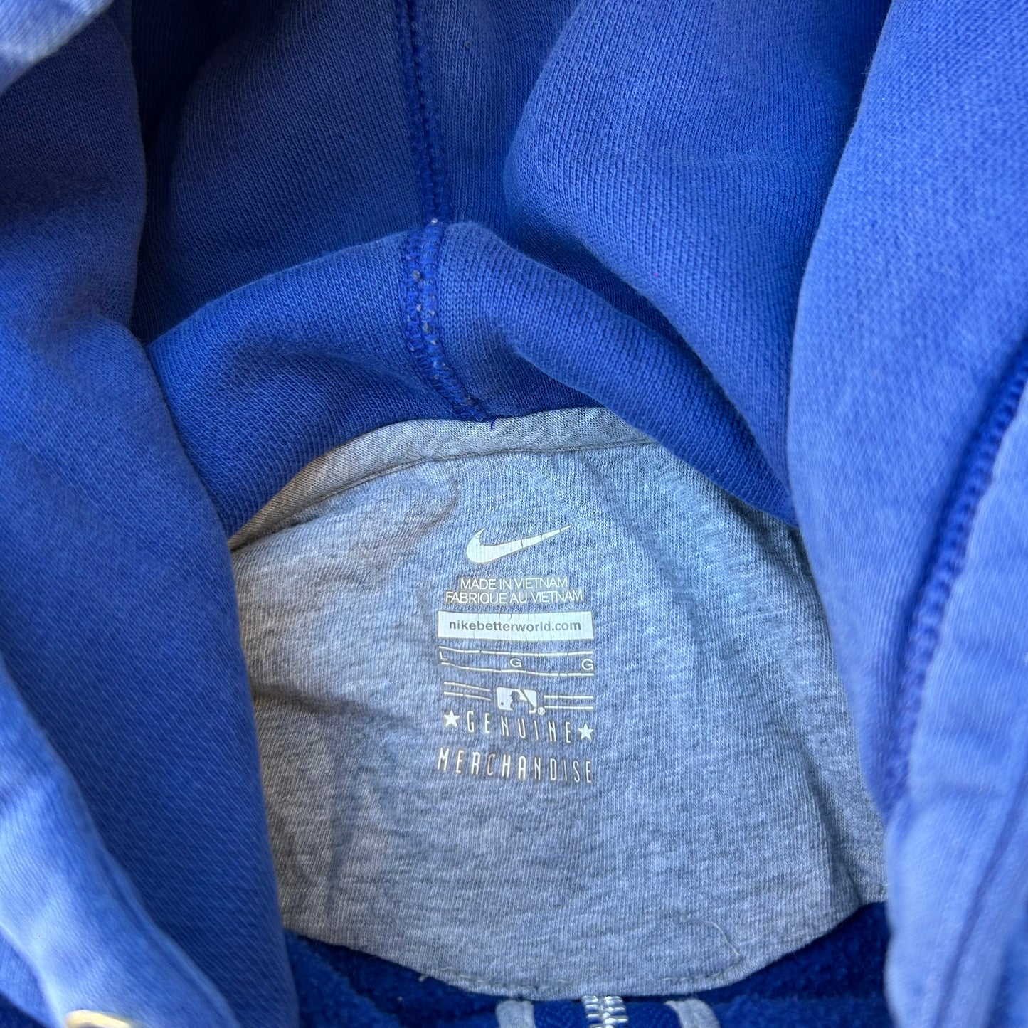 (L) Y2K Nike LA Dodgers Zip-Up Jacket