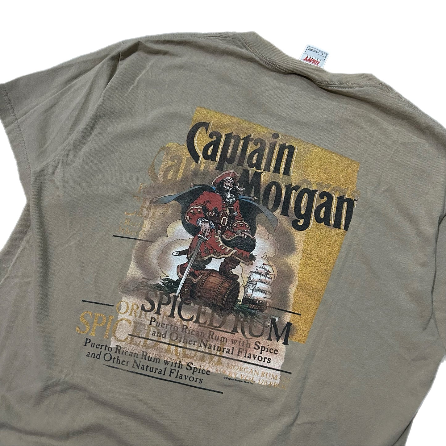 (XL) Vintage Captain Morgan Spiced Rum Promo Shirt