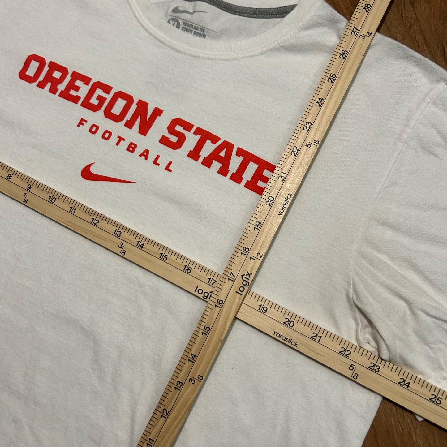 (XL) Nike Sportswear Oregon State Football White T-Shirt