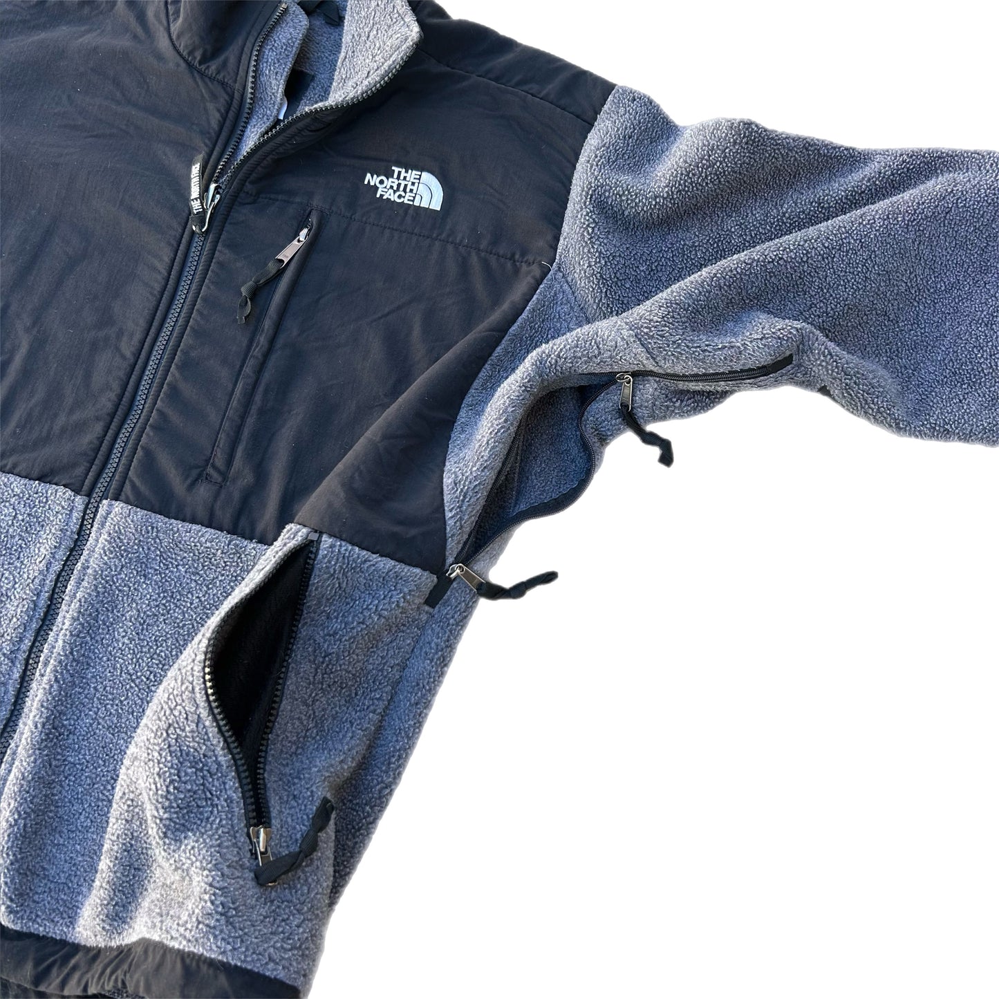 (M) The North Face Gray Fleece Zip-Up