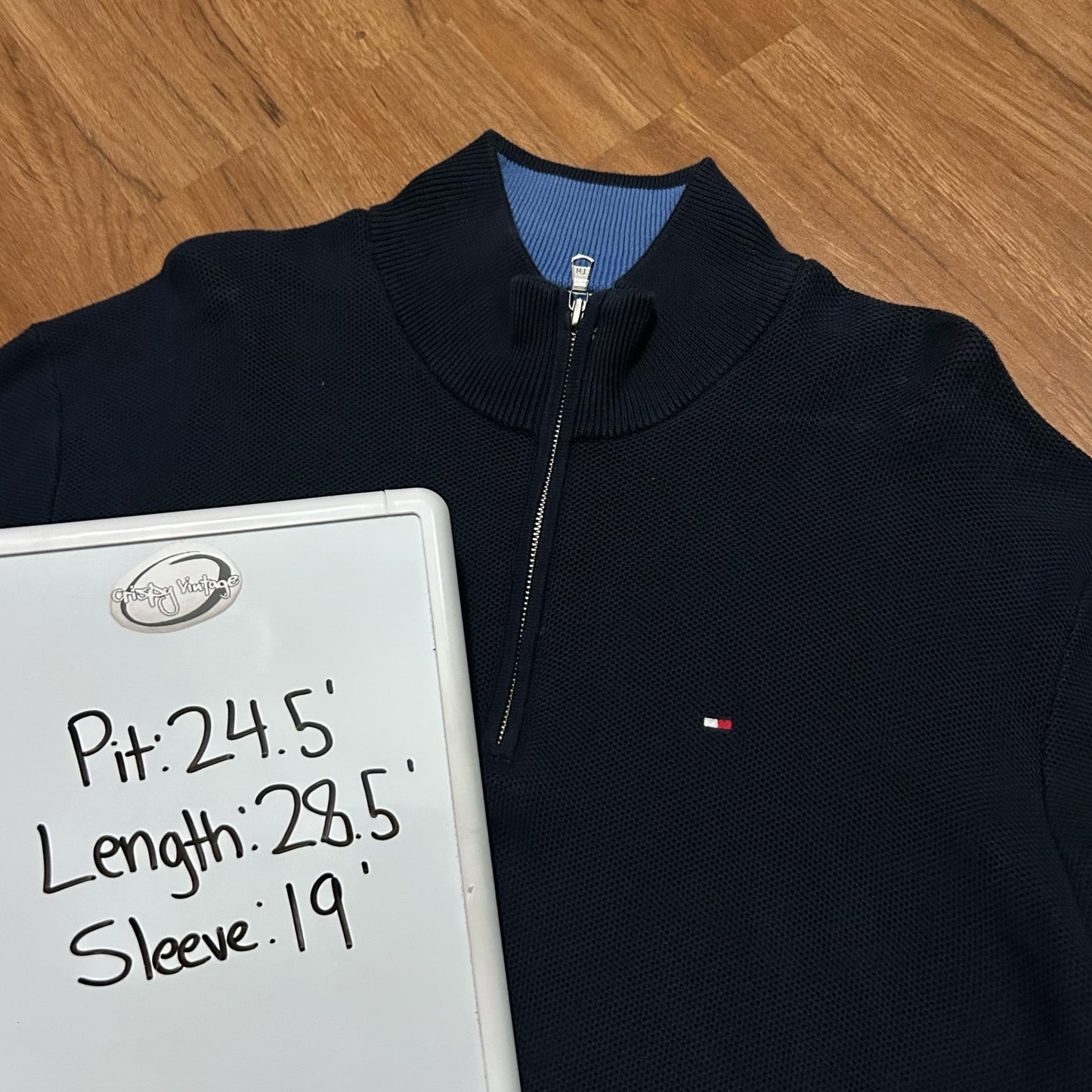 (XL) Tommy Hilfiger Navy Blue Quarter-Zip