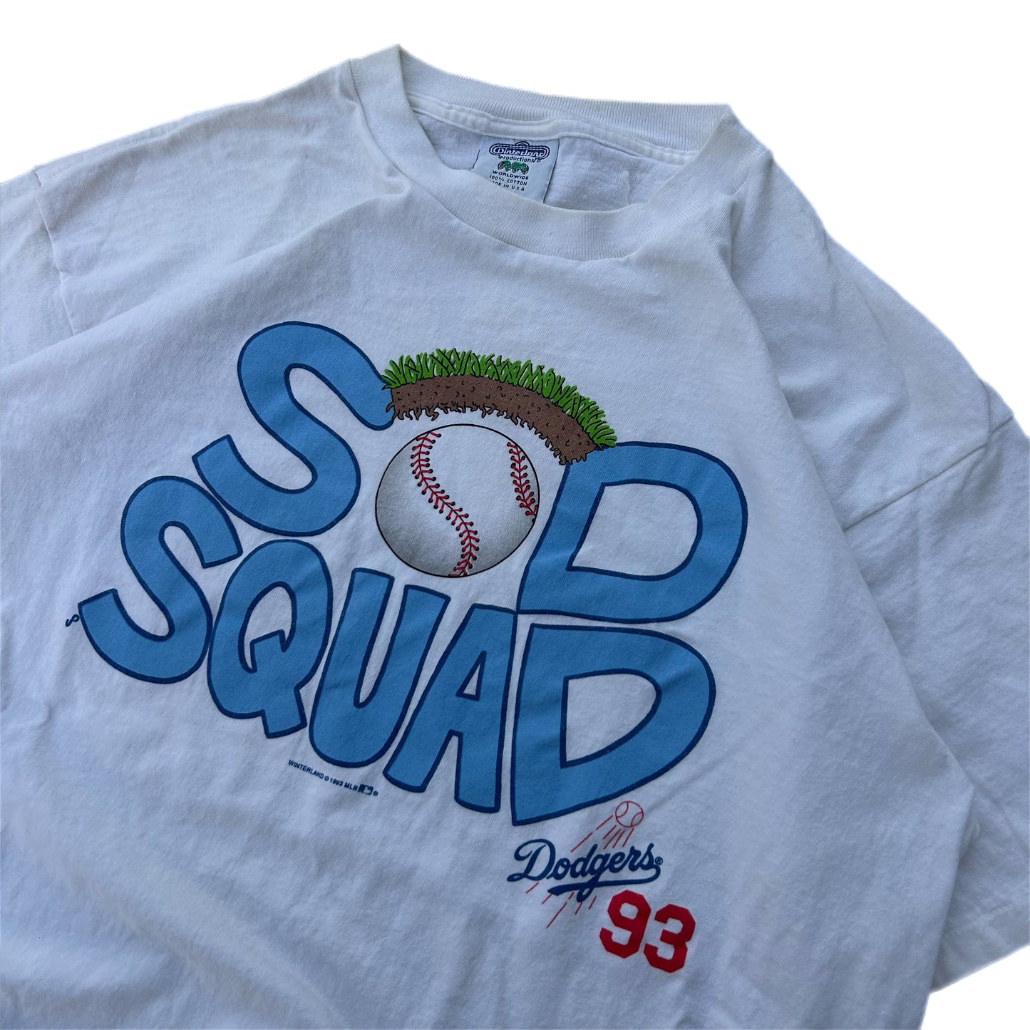 (XL) 1993 Los Angeles Dodgers 'SOD Squad' Shirt