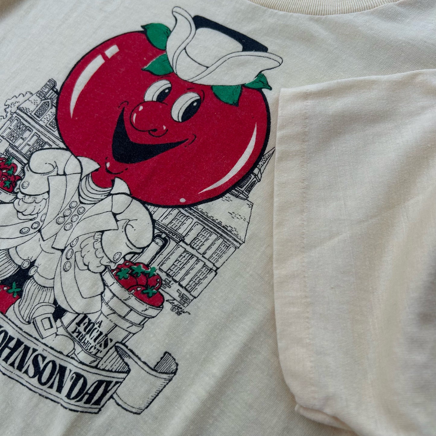 (XL) 80s Gibbon Johnson Day Single Stitch Shirt