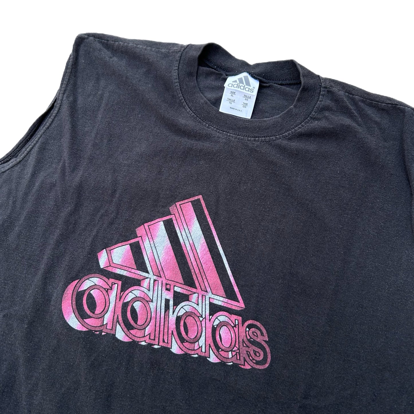 (XL) Y2K Adidas Tank-Top Shirt