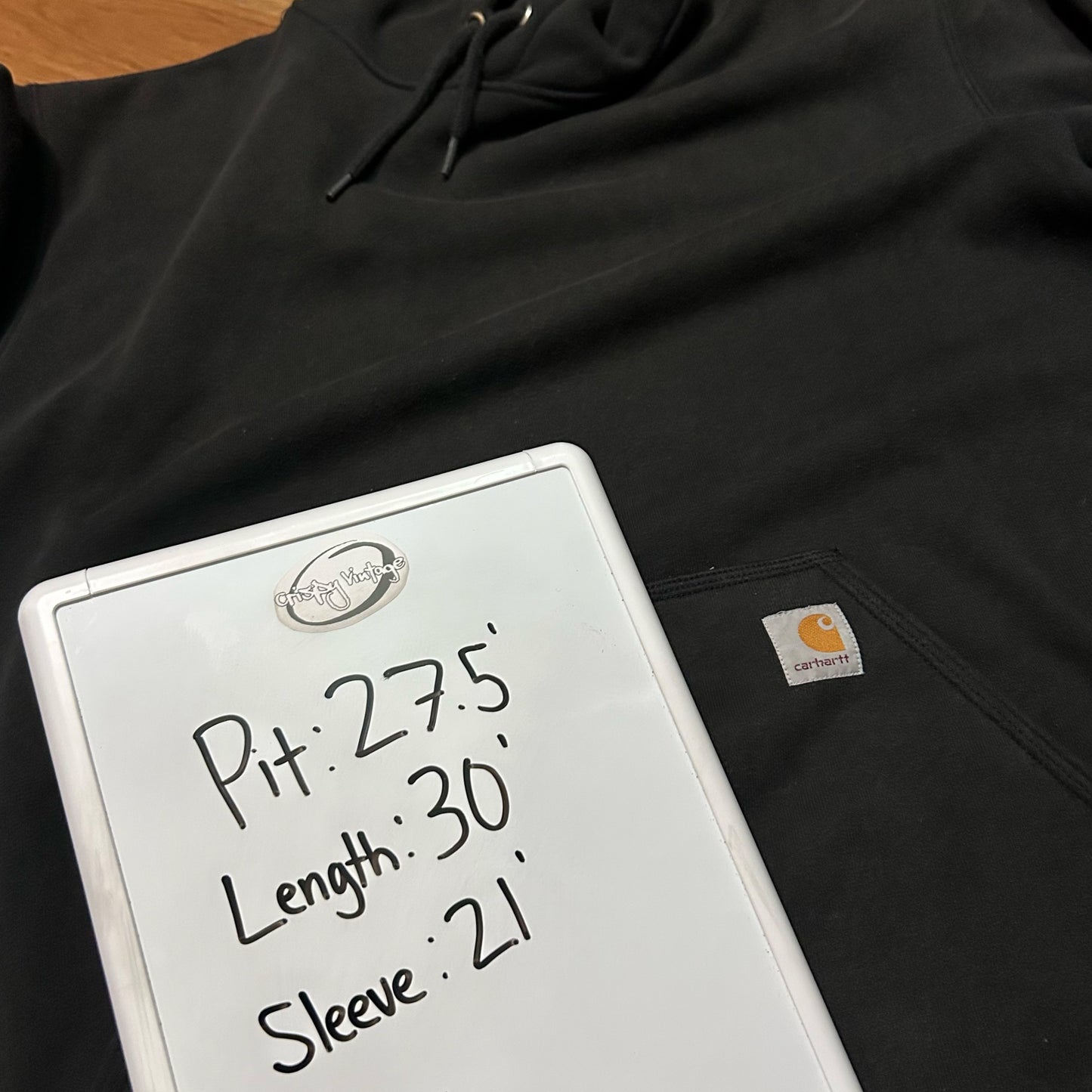 (XL) Carhartt Black Pullover Hoodie