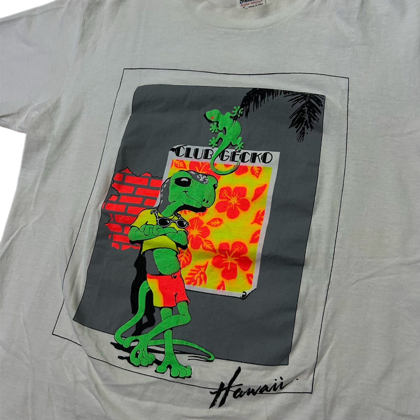 (M) 90s Single Stitch Club Gecko Shirt
