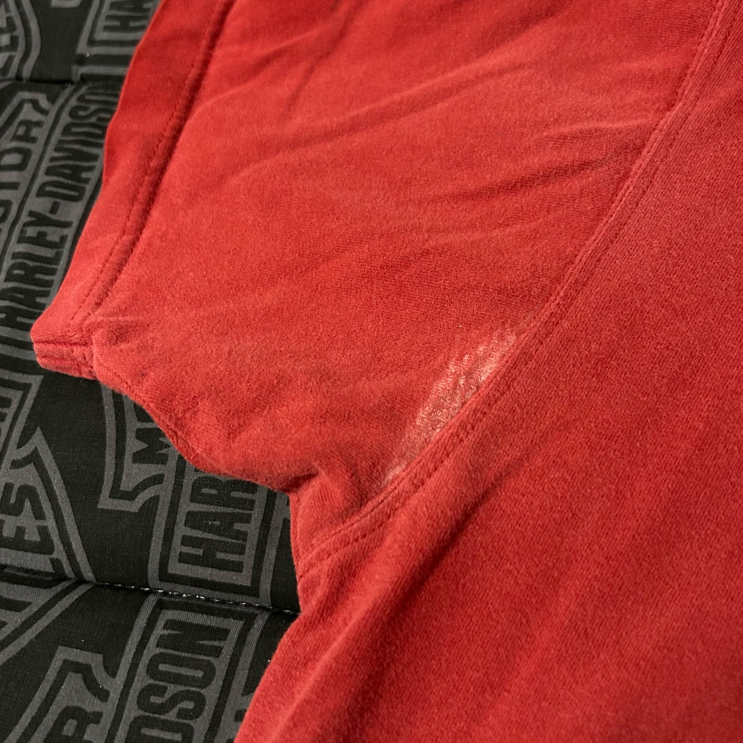 (L) Vintage Quicksilver Men's Red Polo Shirt