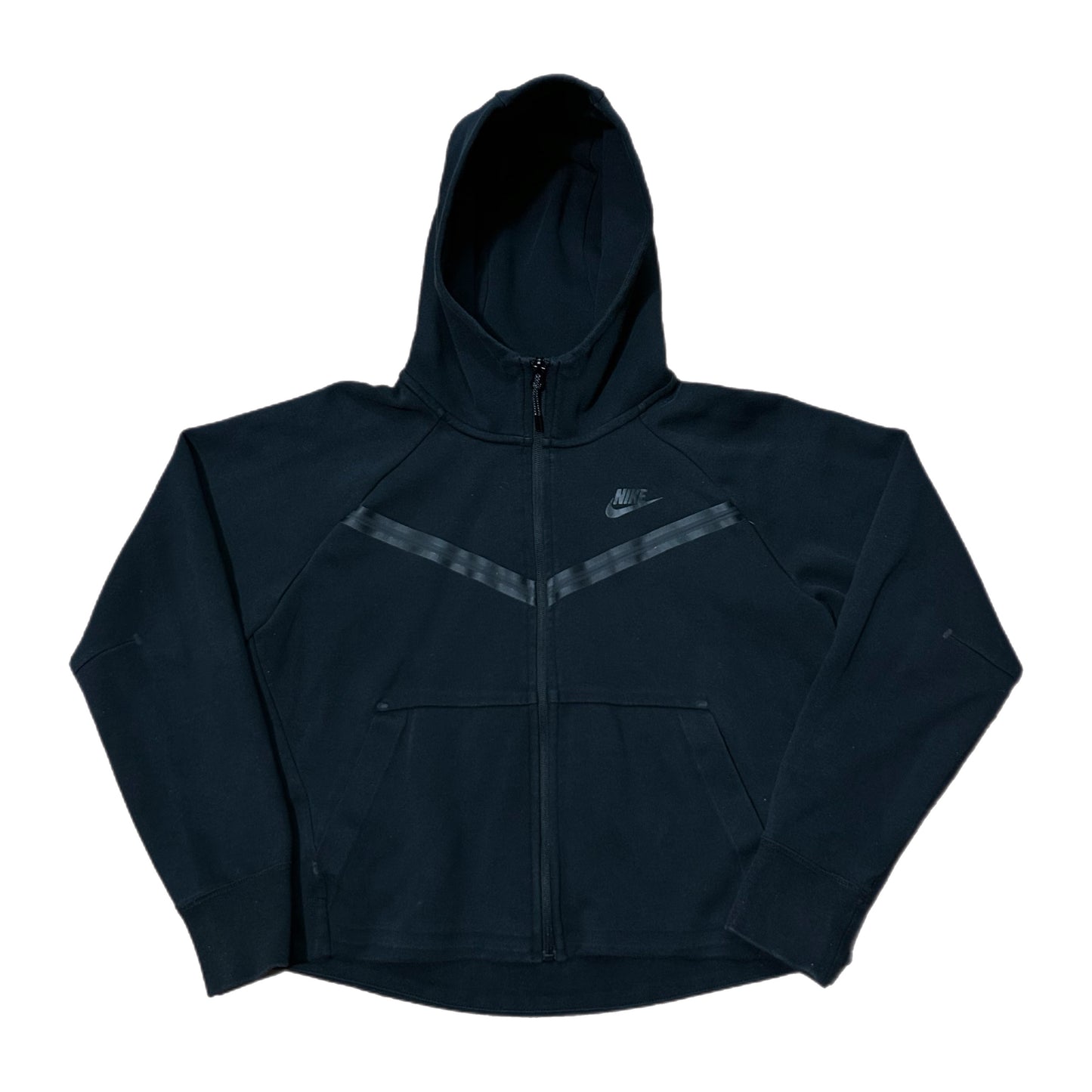 (S) Nike Black Tech Zip-Up Hoodie
