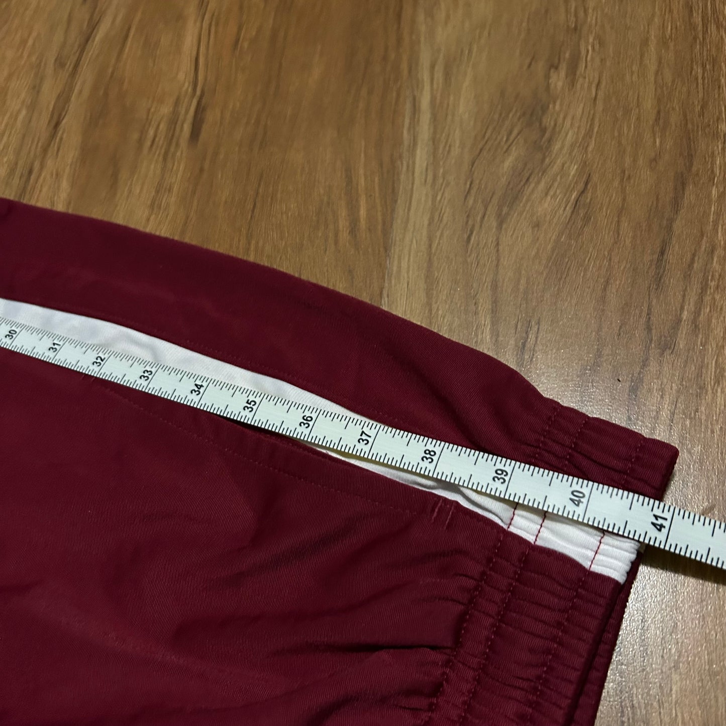 (L) Vintage Y2K Nike Sportswear Burgundy Track Pants
