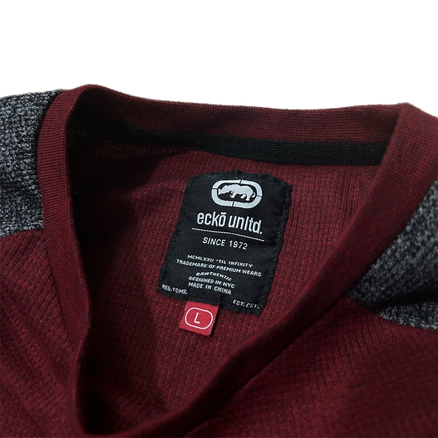 (L) ECKŌ Unltd Red Longsleeve Shirt