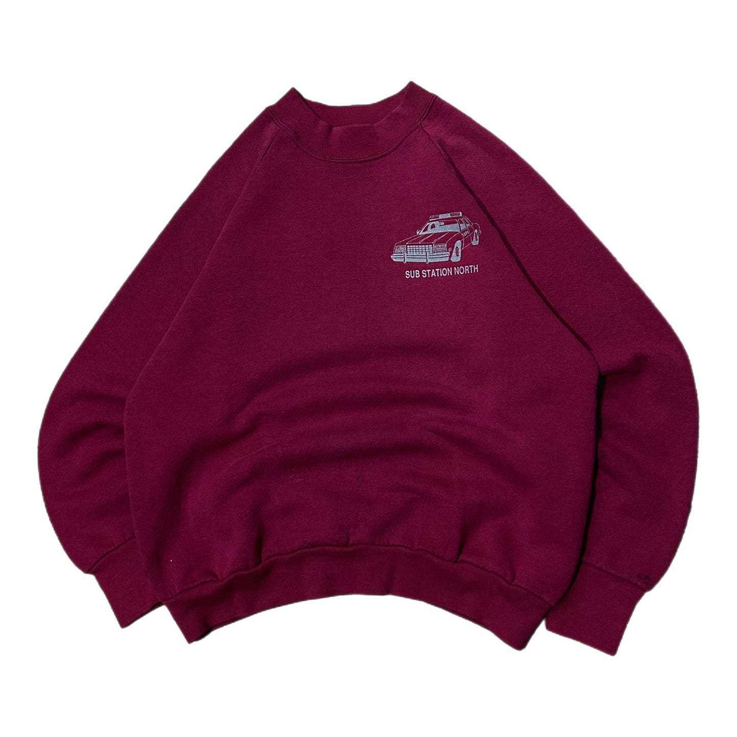 (M) 90s Sub Station Cop Car Crewneck