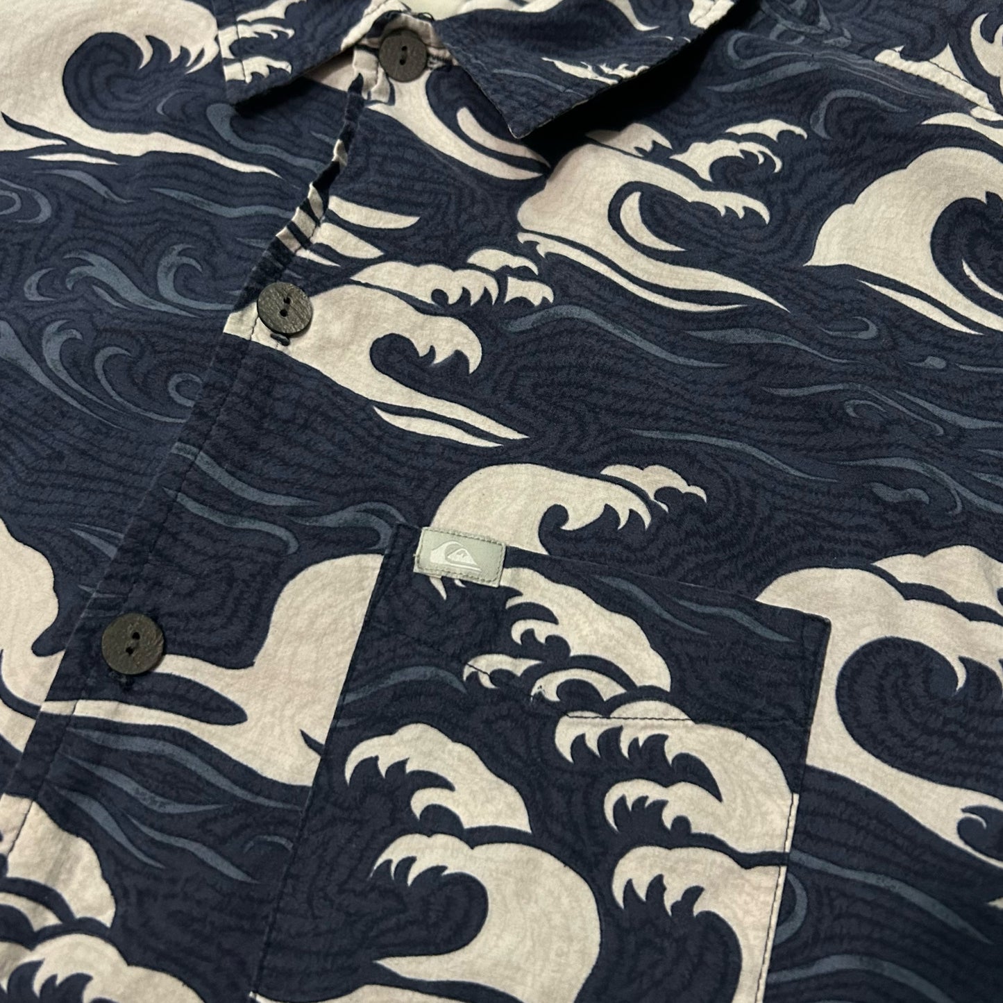 (L) Y2K Quicksilver Waves Polo Shirt