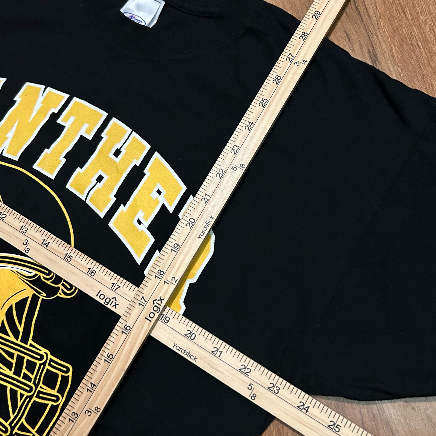 (XL) Vintage Pittsburg Panters Football Black T-Shirt