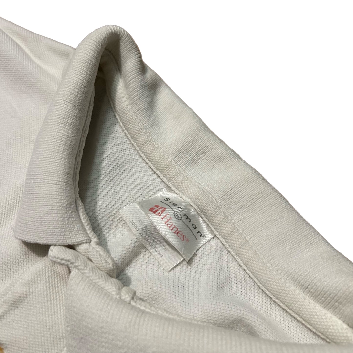 (XL) Y2K Vovlo for Life White Polo Shirt