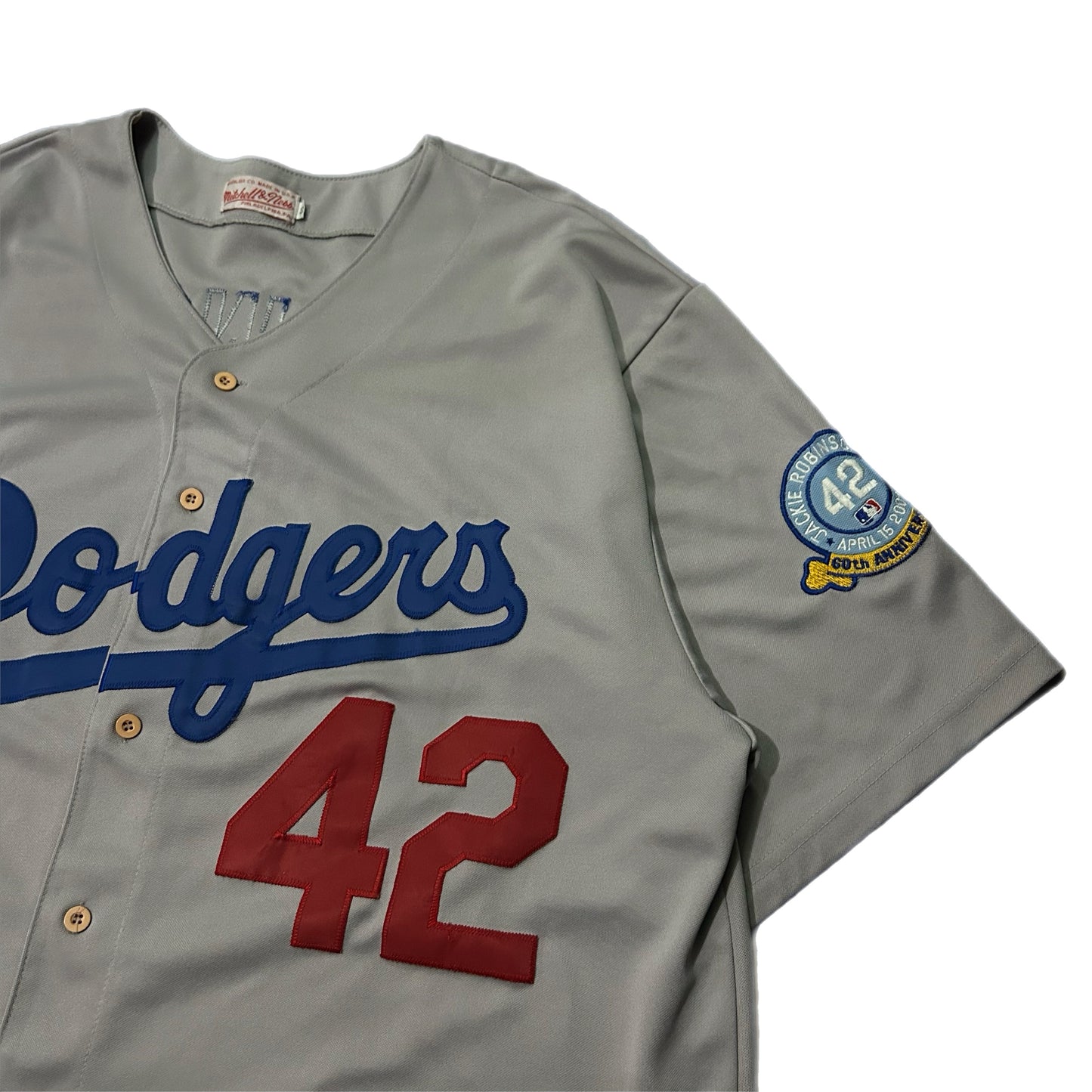 (XXL) Mitchell & Ness Los Angeles Dodgers Jackie Robinson Jersey