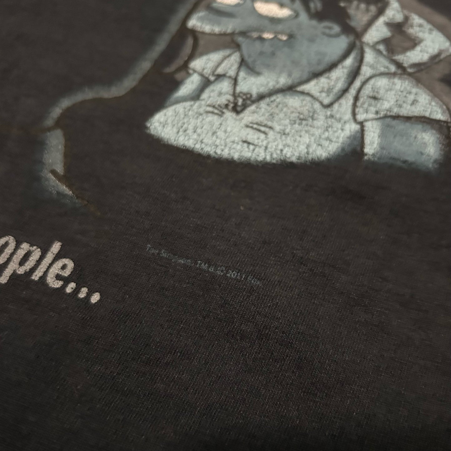 (L) Y2K Bart Simpson 'I See Dumb People' Shirt