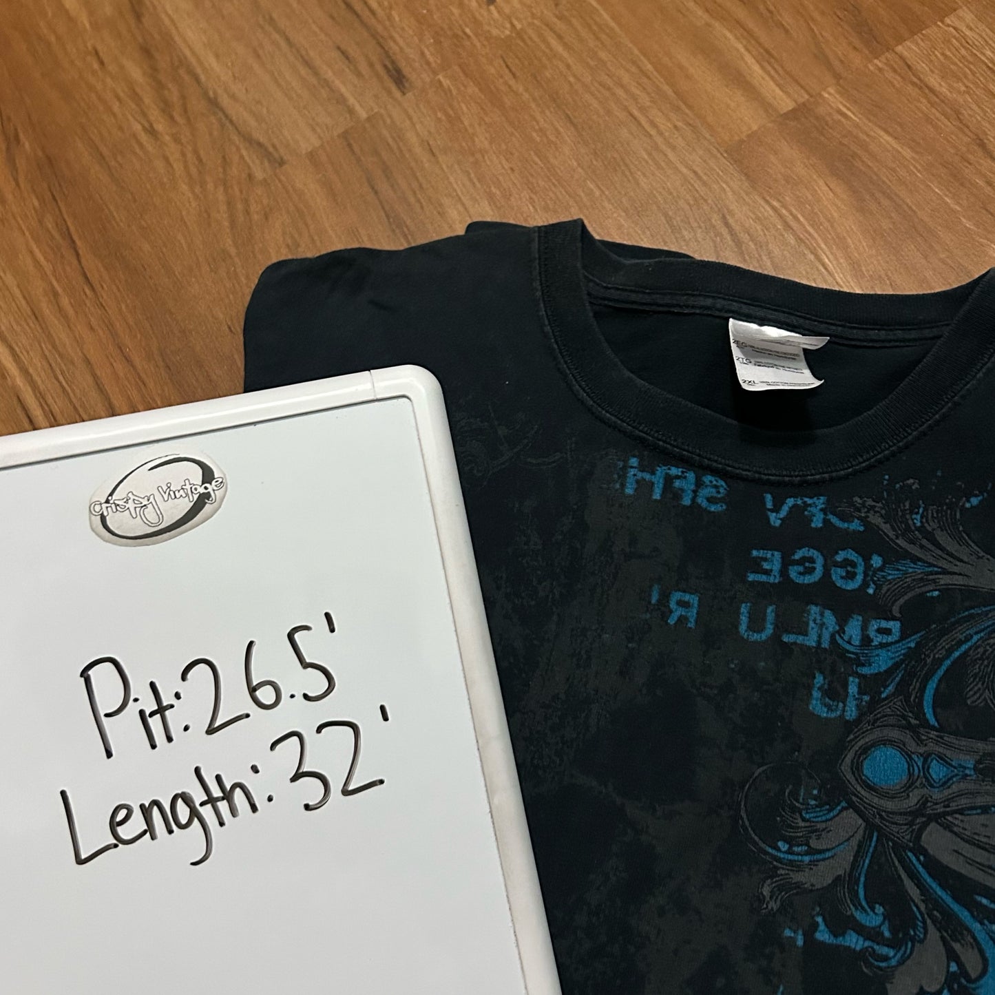 (XXL) Vintage Y2K AOP Cross Tribal Graphic T-Shirt