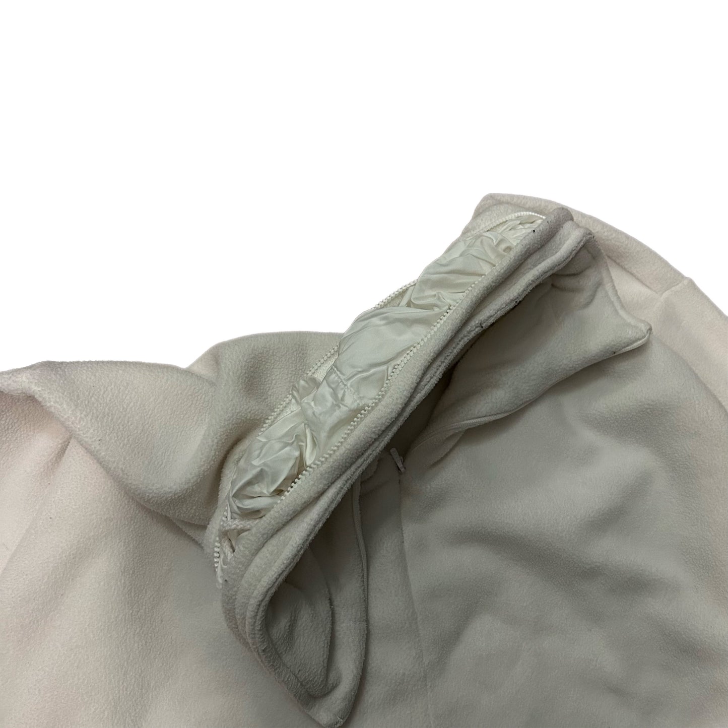 (XL) Vintage Adidas White Fleece Quarter-Zip