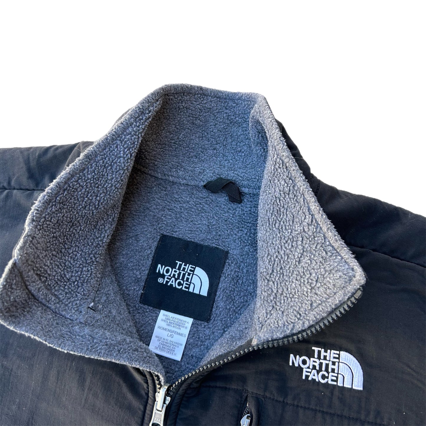 (M) The North Face Gray Fleece Zip-Up
