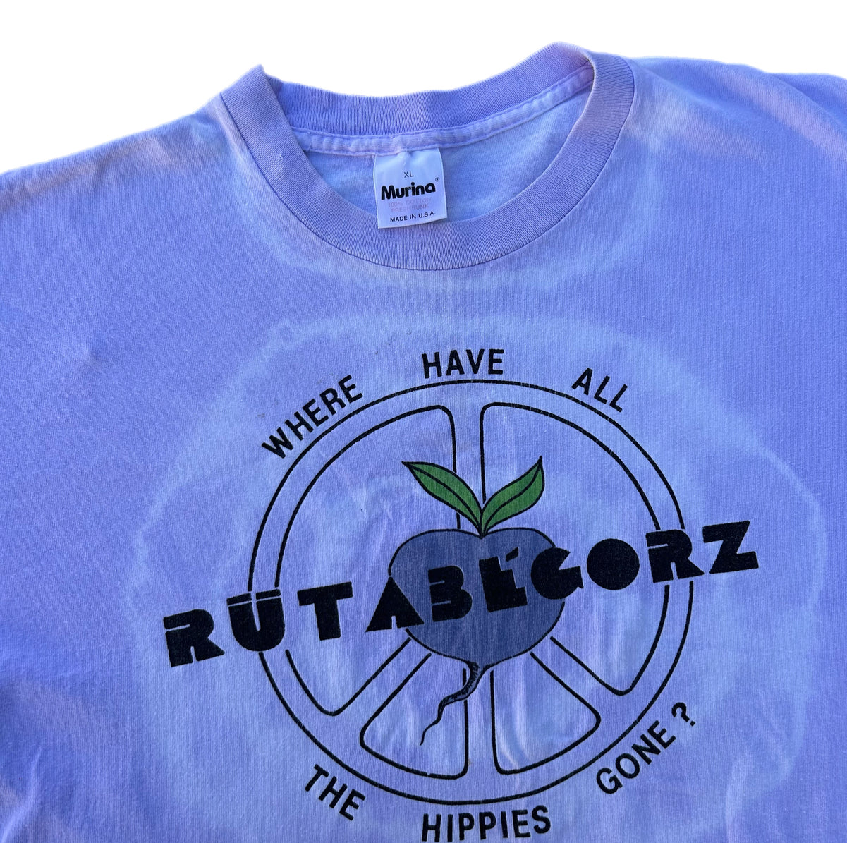 (XL) Single Stitch Rutabegorz Hippies Shirt