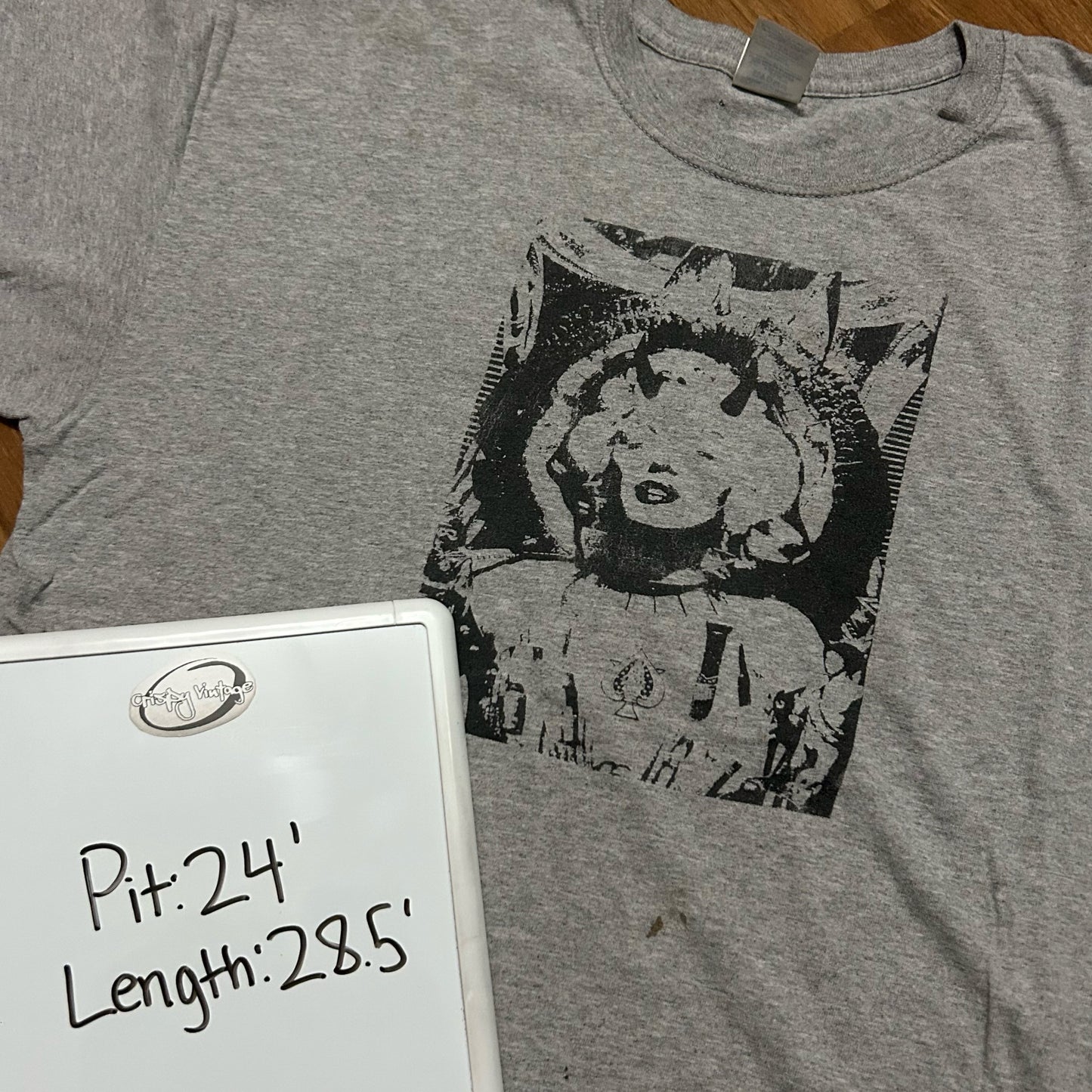 (XL) Vintage Y2K Marilyn Monroe Black Lips Punk Graphic T-Shirt
