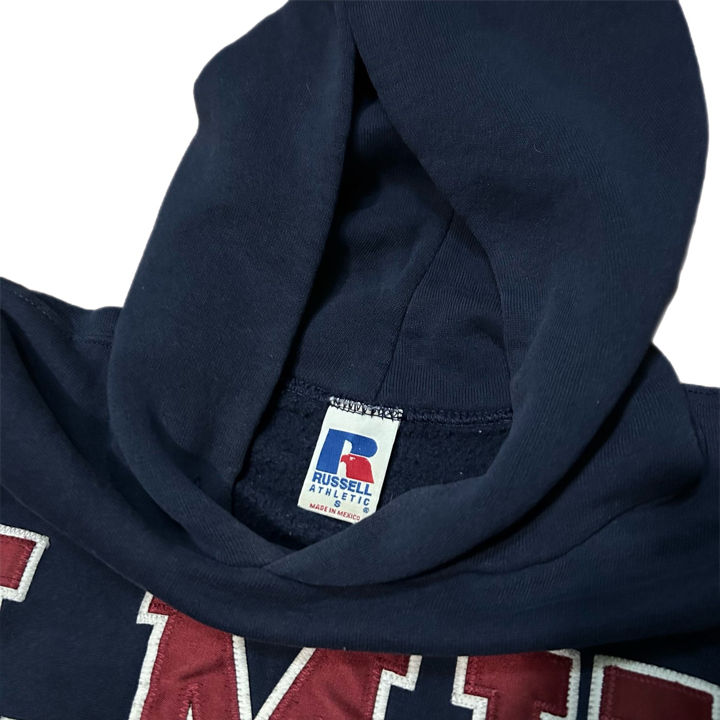 (S) Vintage Russell Athletics LMU Navy Hoodie