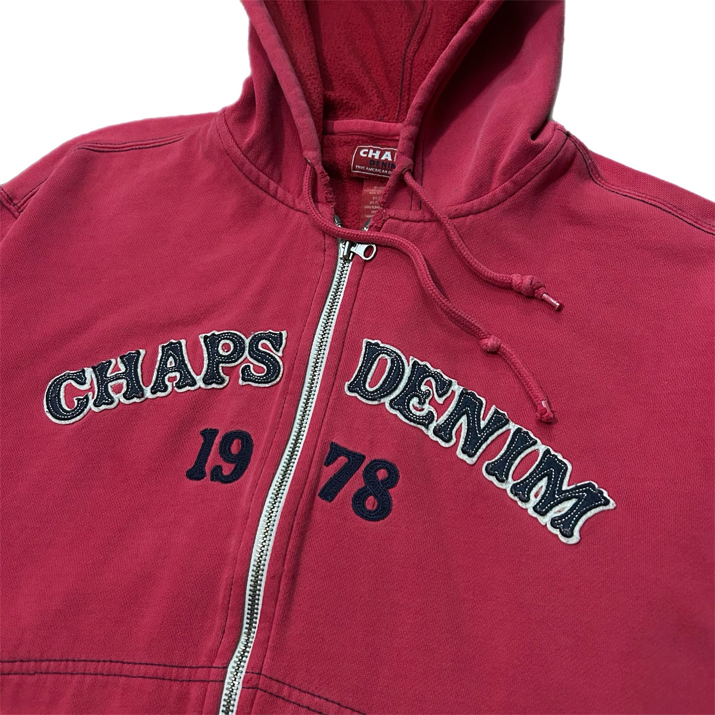 (L) Vintage Ralph Lauren Chaps Denim Zip-Up Jacket