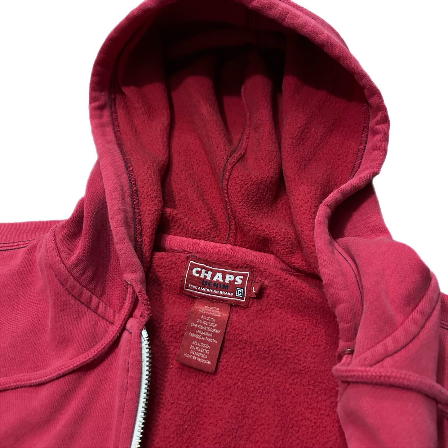 (L) Vintage Ralph Lauren Chaps Denim Zip-Up Jacket