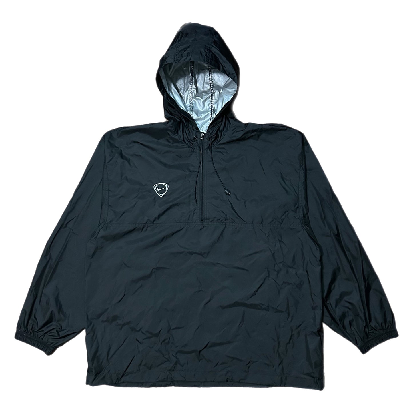(L) Y2K Nike Black Windbreaker