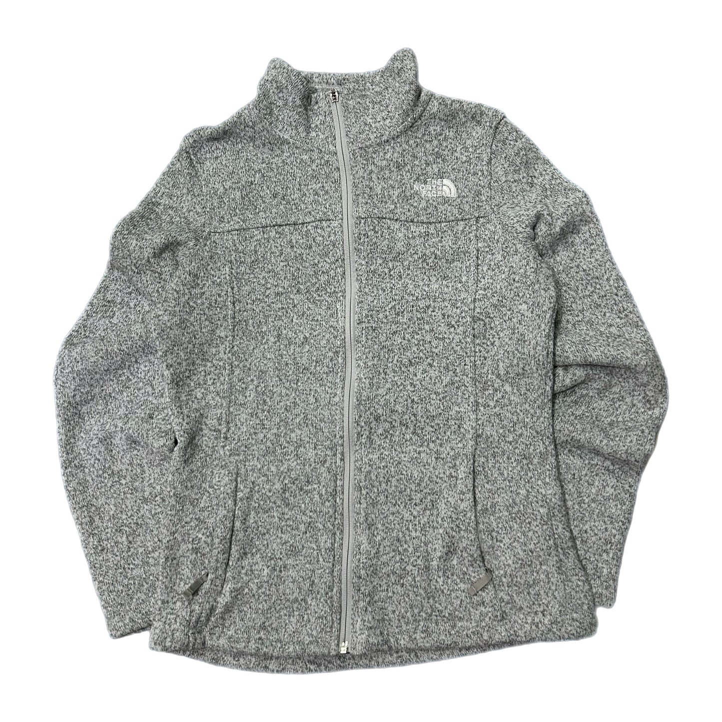 (XS) Women The North Face Fleece Grey/White