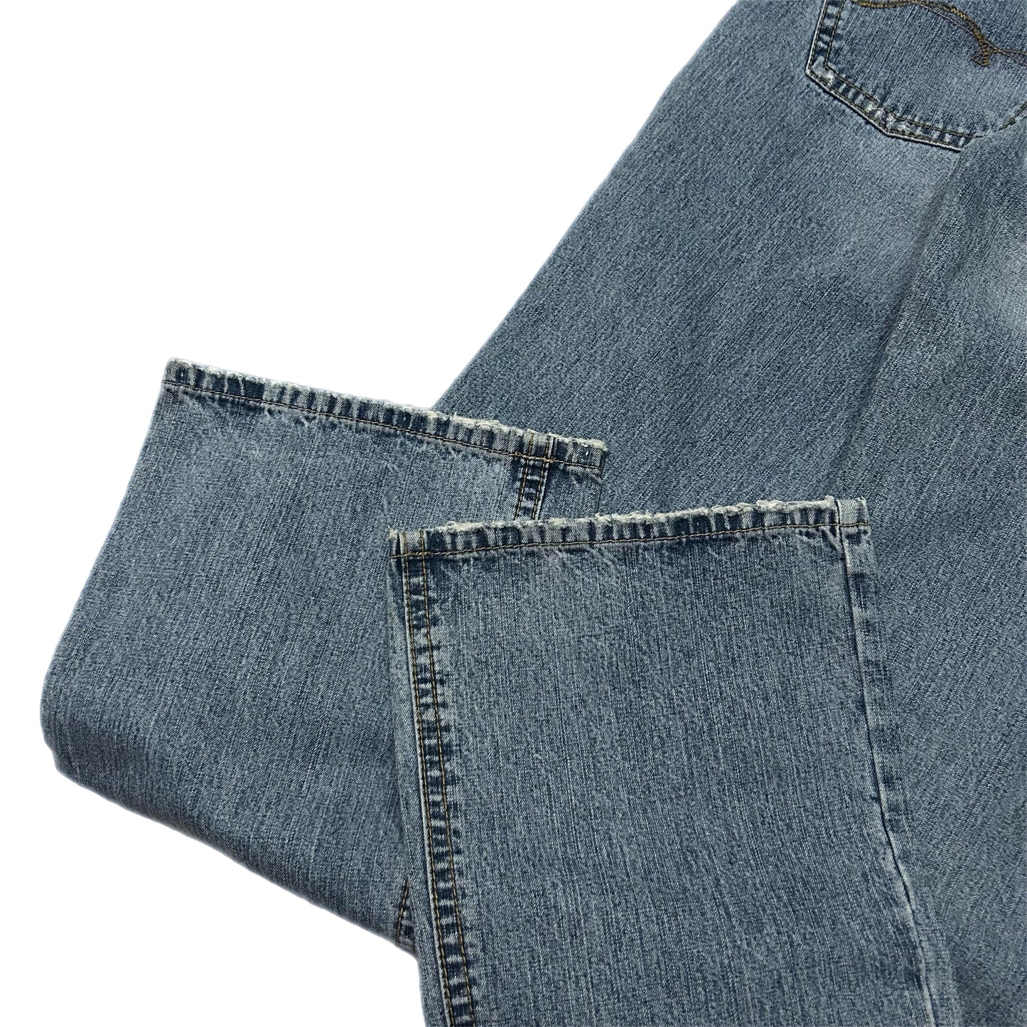 (32) Y2K Silver Jeans Flare Denim