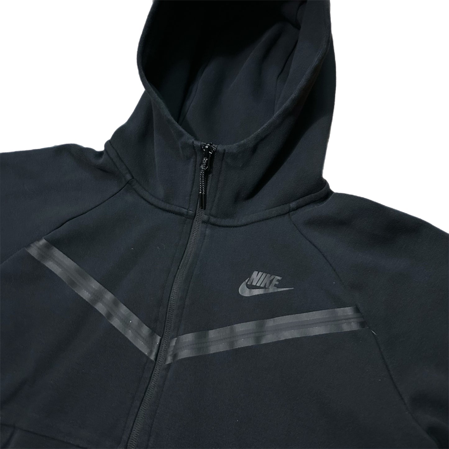 (S) Nike Black Tech Zip-Up Hoodie