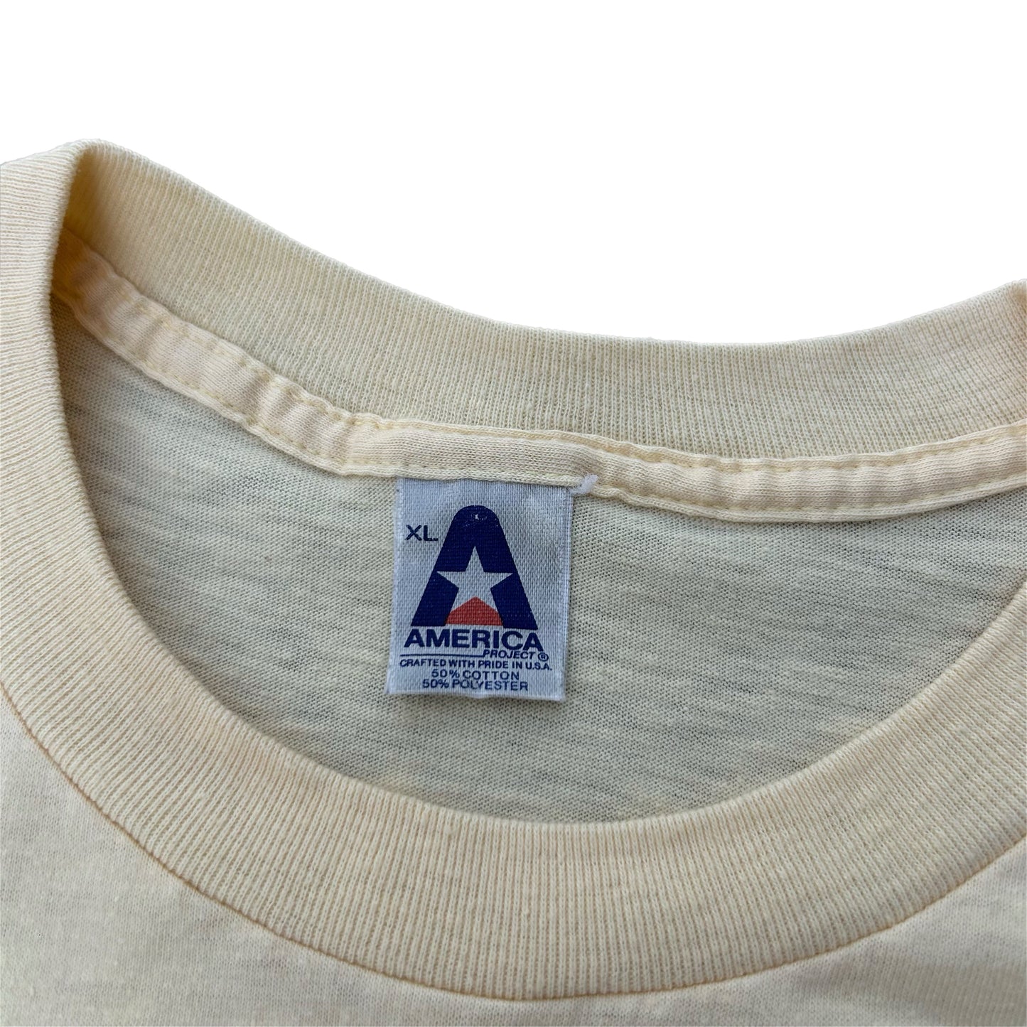 (XL) 80s Gibbon Johnson Day Single Stitch Shirt